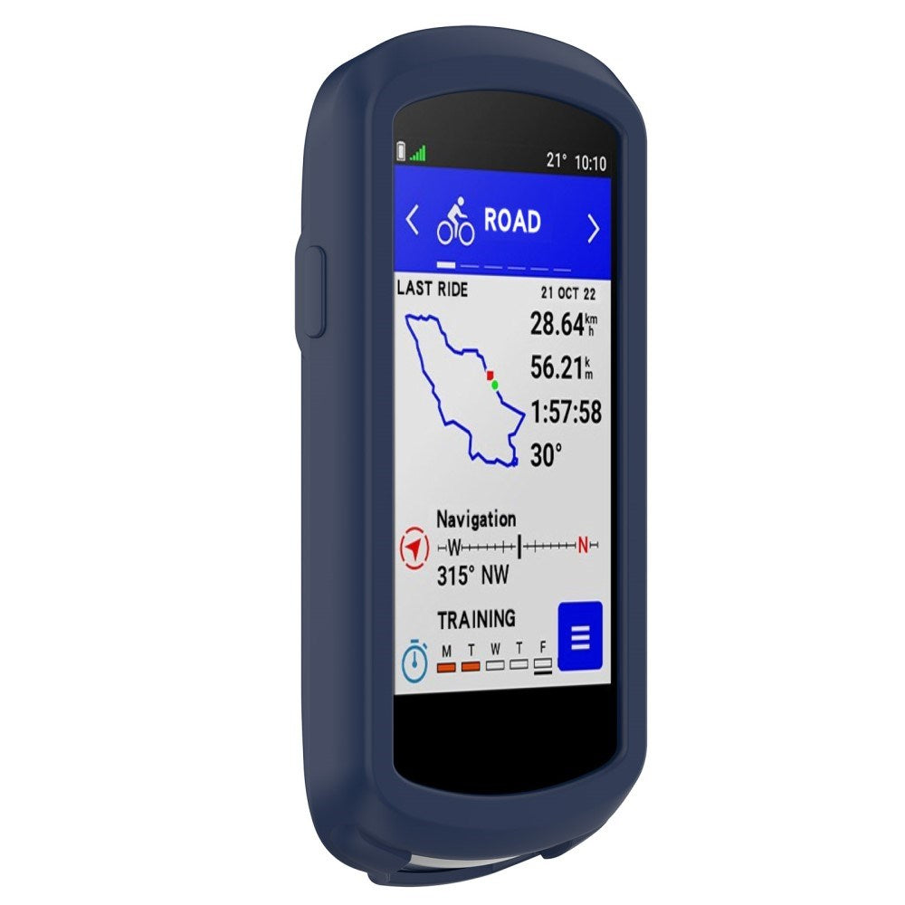 Garmin Edge 1040 Silikone Cover - Mørkeblå