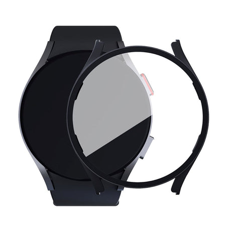 Samsung Galaxy Watch 6 / 5 / 4 / FE (40mm) Hård Plast Cover m. Indbygget Skærmbeskyttelse - Sort