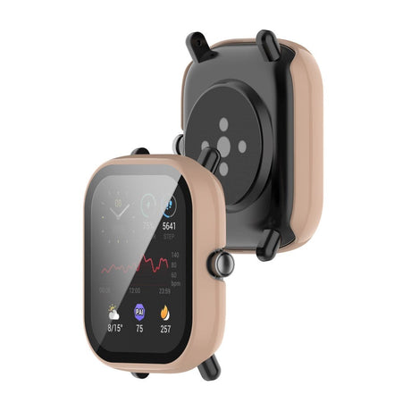 Amazfit Bip U / Bip U Pro Hård Plast Cover m. Indbygget Skærmbeskyttelse - Lyserød