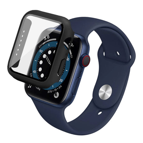 Apple Watch SE/6/5/4 (44mm) IMAK Hård Plast Cover m. Indbygget Skærmbeskyttelse - Sort