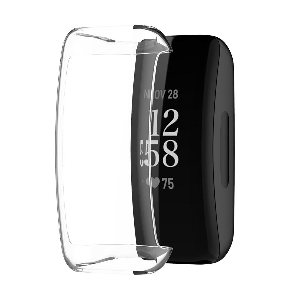 Fitbit Inspire 3 Fleksibelt Plastik Cover- Gennemsigtig