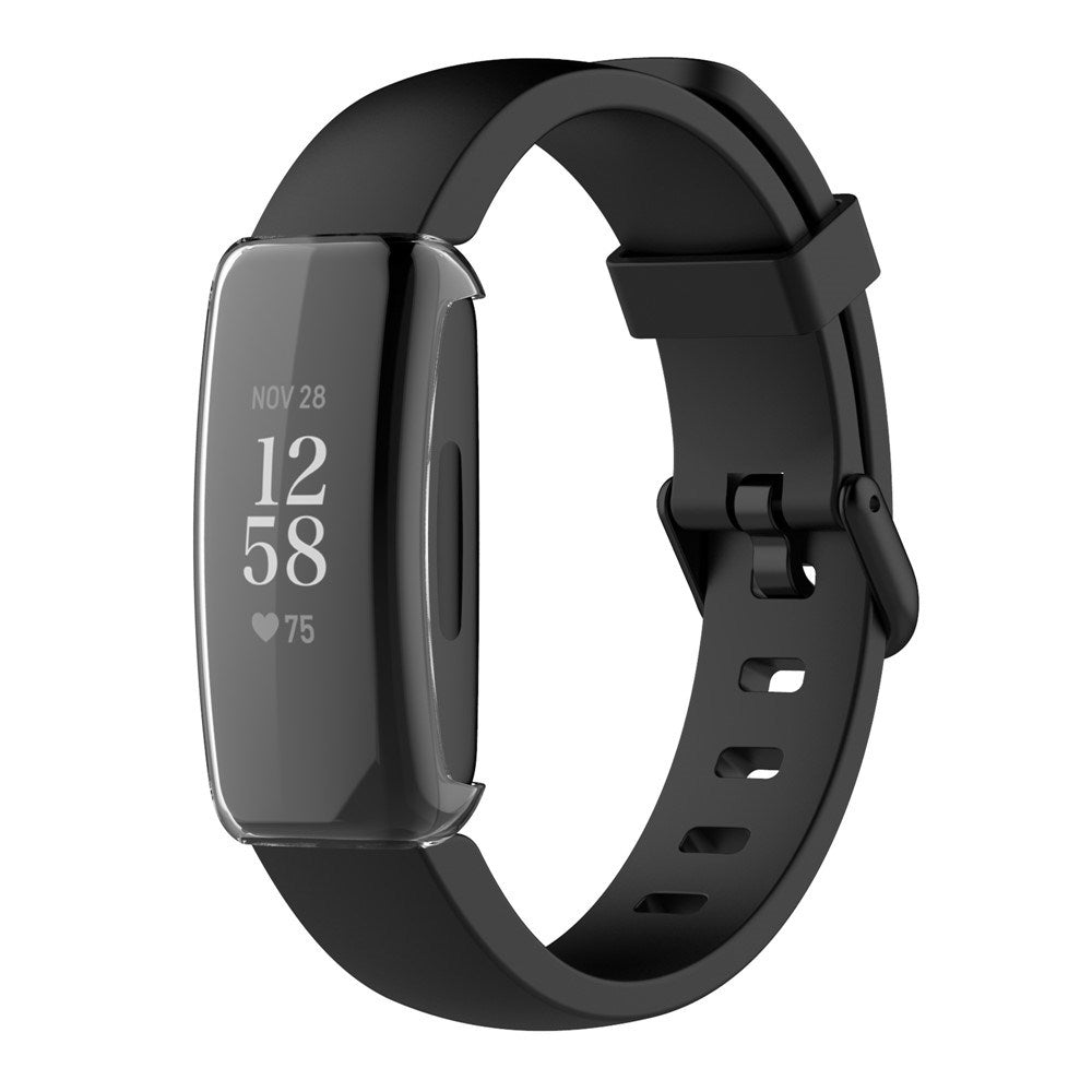 Fitbit Inspire 3 Fleksibelt Plastik Cover- Gennemsigtig