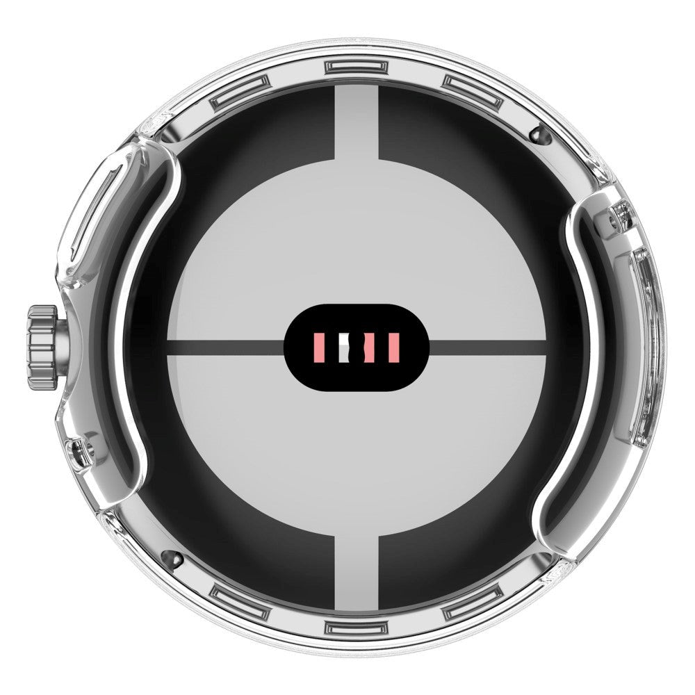 Google Pixel Watch 1 / 2 Fleksibelt Plastik Cover - Gennemsigtig