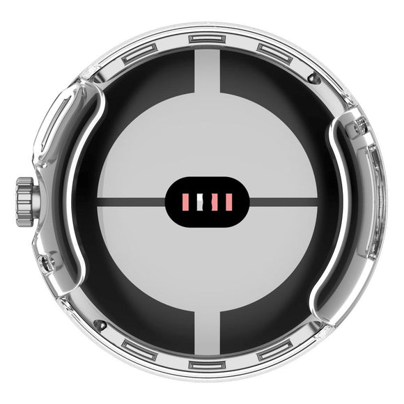 Google Pixel Watch 1 / 2 Fleksibelt Plastik Cover - Gennemsigtig