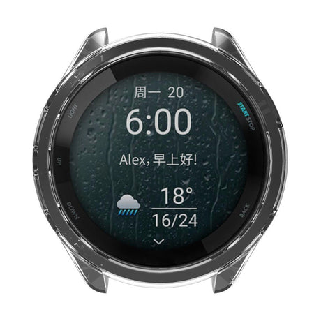 Garmin Forerunner 965 Transparent Fleksibelt Plastik Cover - Gennemsigtig