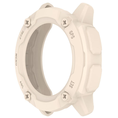 Garmin Instinct 2X Solar Fleksibelt Plastik Cover - Beige
