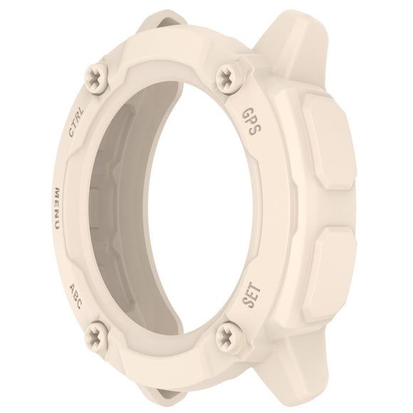 Garmin Instinct 2X Solar Fleksibelt Plastik Cover - Beige