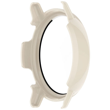 Garmin Vivoactive 5 Plastik Cover m. Indbygget Skærmbeskytter - Cremehvid