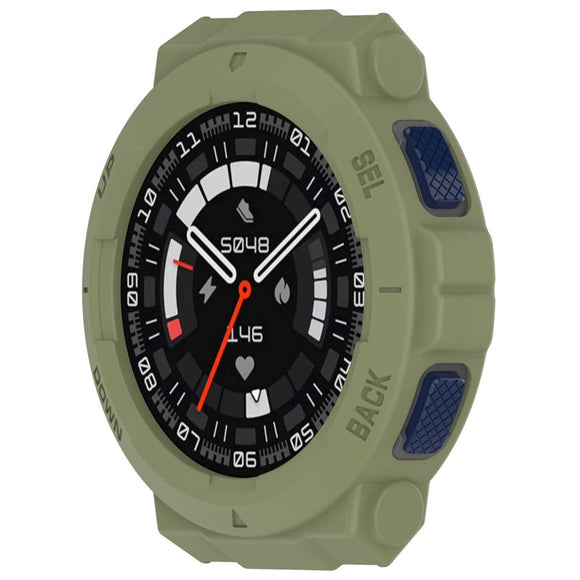 Amazfit Active Edge Fleksibelt Plastik Cover - Grøn