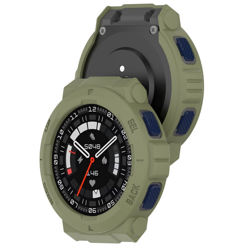 Amazfit Active Edge Fleksibelt Plastik Cover - Grøn