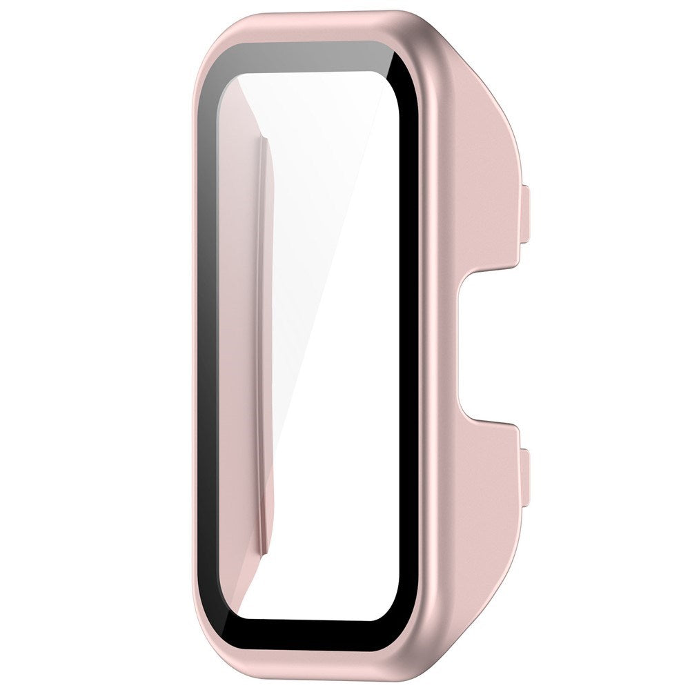 Huawei Band 10 / 9 / 8 EIDERWOOD Hårdt Plast Cover m. Beskyttelsesglas - Lyserød