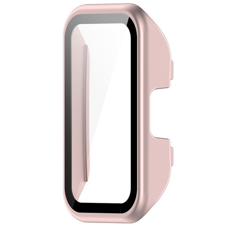Huawei Band 10 / 9 / 8 EIDERWOOD Hårdt Plast Cover m. Beskyttelsesglas - Lyserød