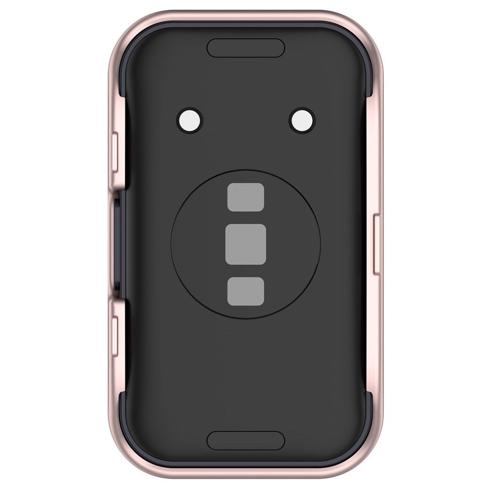 Huawei Band 10 / 9 / 8 EIDERWOOD Hårdt Plast Cover m. Beskyttelsesglas - Lyserød