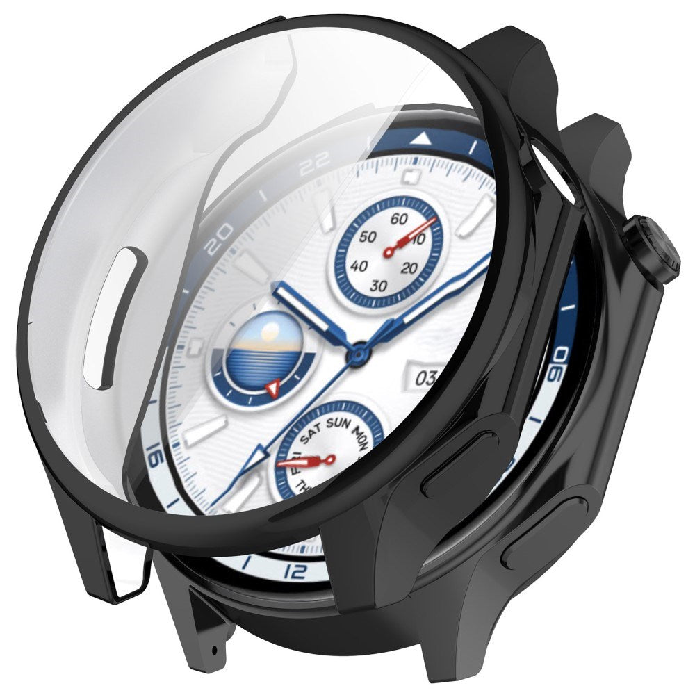 OnePlus Watch 2 Plastik Cover m. Skærmbeskyttelse - Sort