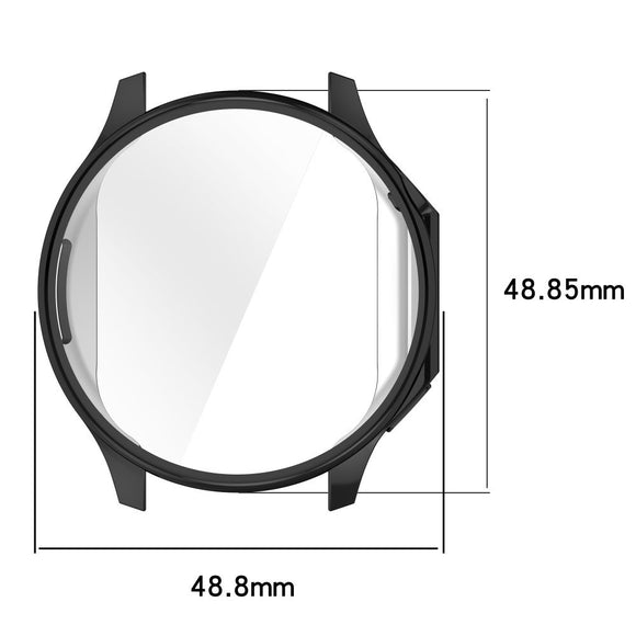 OnePlus Watch 2 Plastik Cover m. Skærmbeskyttelse - Sort