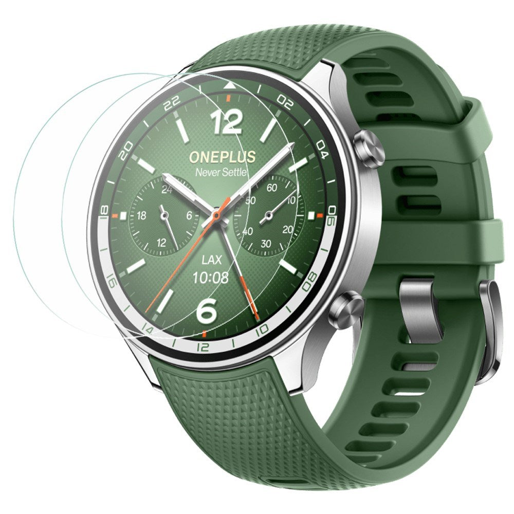 2-Pak OnePlus Watch 2R Beskyttelsesglas 2.5D Arc Edge Skærmfilm