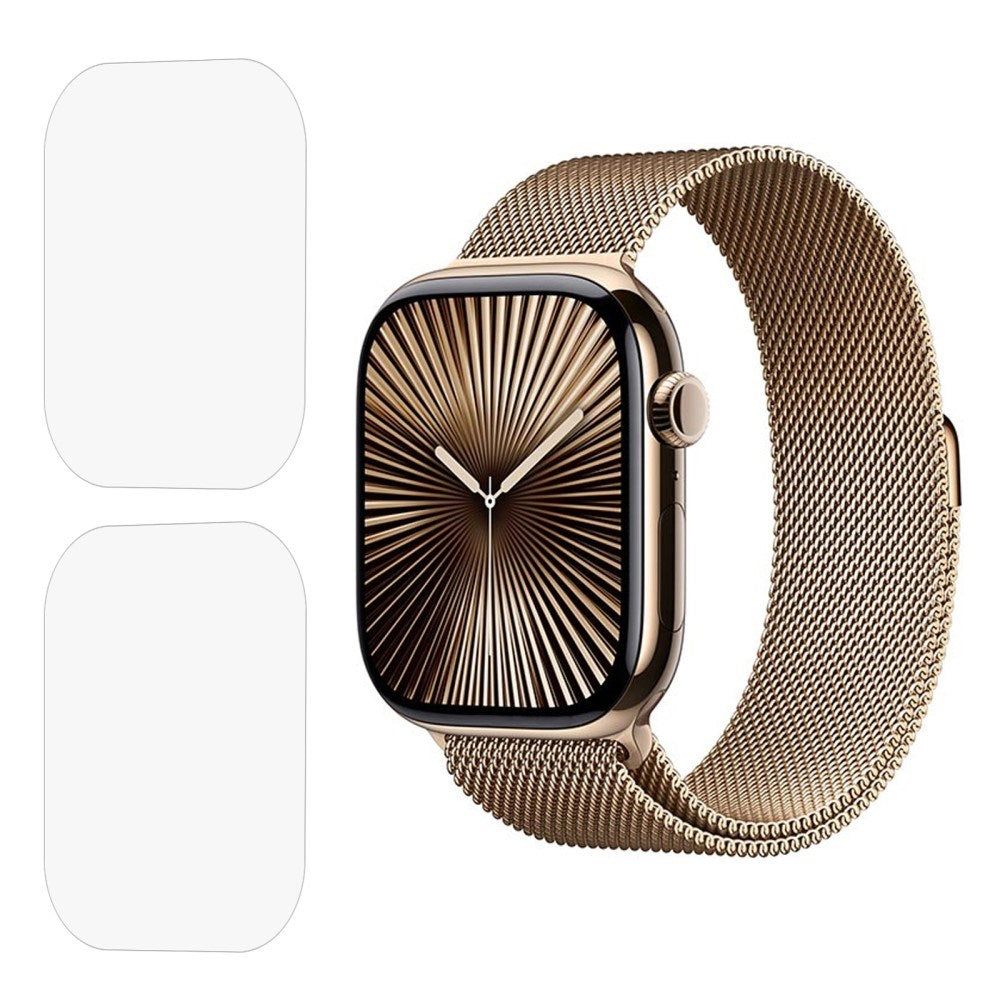 Apple Watch 11 / 10 (42mm) Skærmbeskyttelsesfilm - 2 Stk. - Gennemsigtig