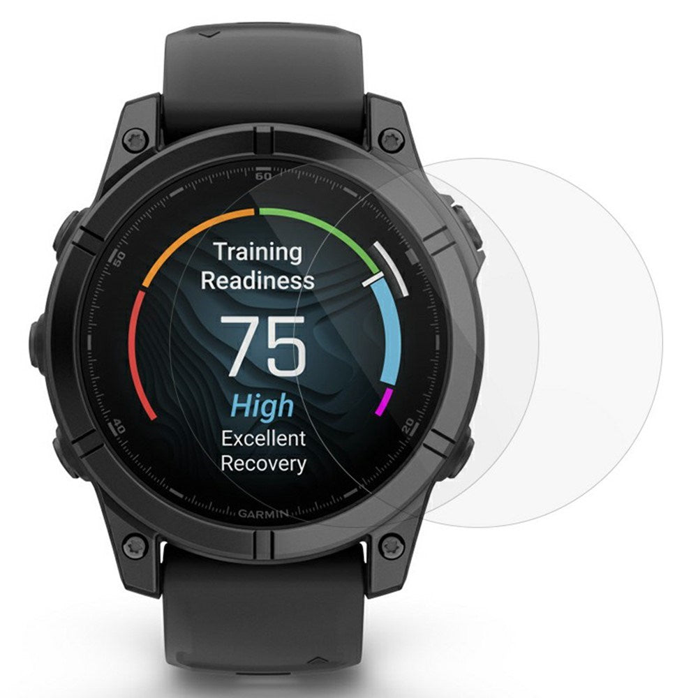 Garmin Fenix E Beskyttelsesfilm - 2 Stk - Gennemsigtig