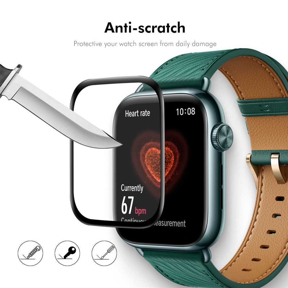 Xiaomi Smart Band 10 Pro / 9 Pro / 8 Pro ENKAY Beskyttelsesfilm - Gennemsigtig / Sort
