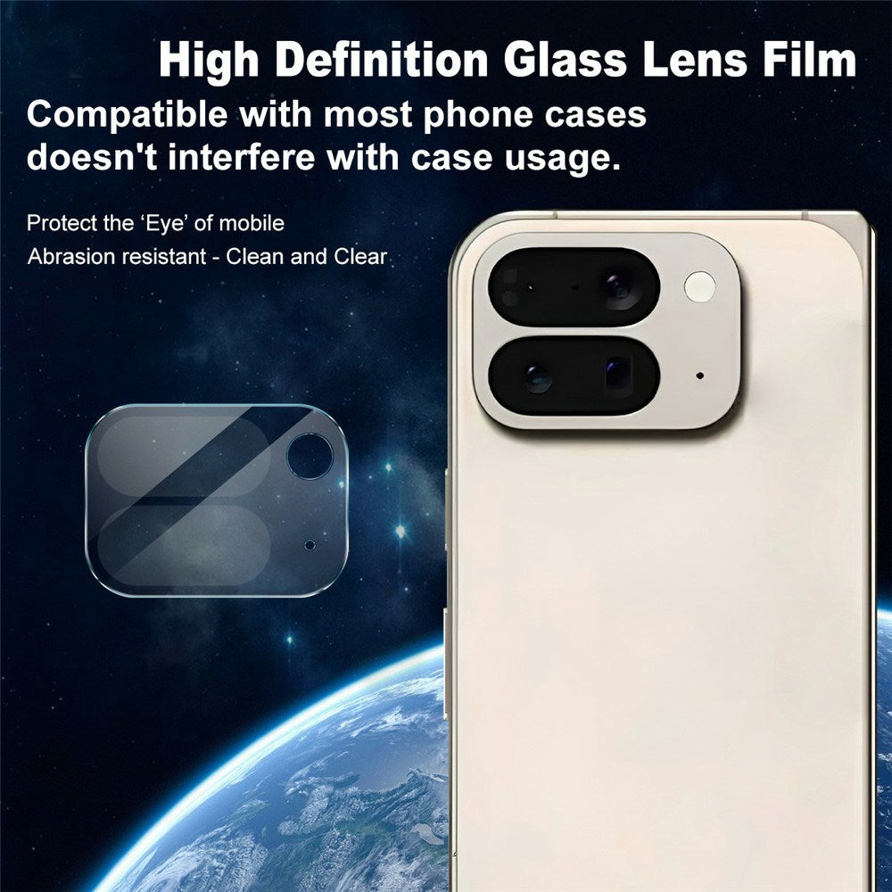 IMAK Google Pixel 10 Pro Fold Kameralinsebeskyttelse - Hærdet Glas - Gennemsigtig