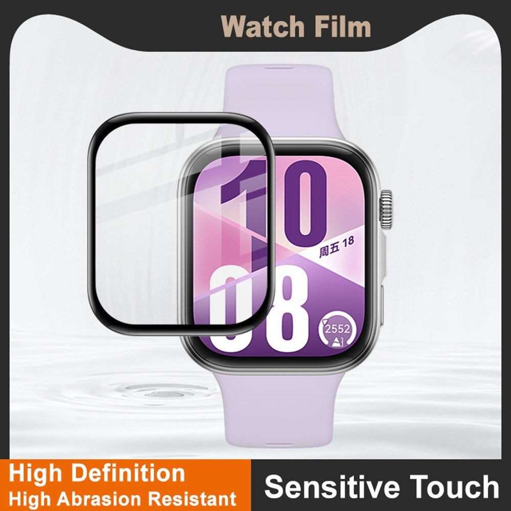 Huawei Watch Fit 4 IMAK Skærmbeskyttelsesfilm - Gennemsigtig / Sort Kant