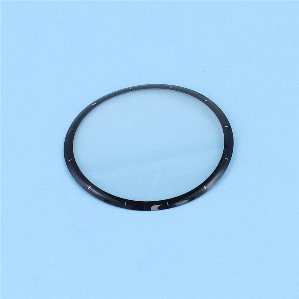 Huawei Watch 5 (42mm) Skærmbeskyttelsesfilm - 2 stk - Gennemsigtig / Sort Kant
