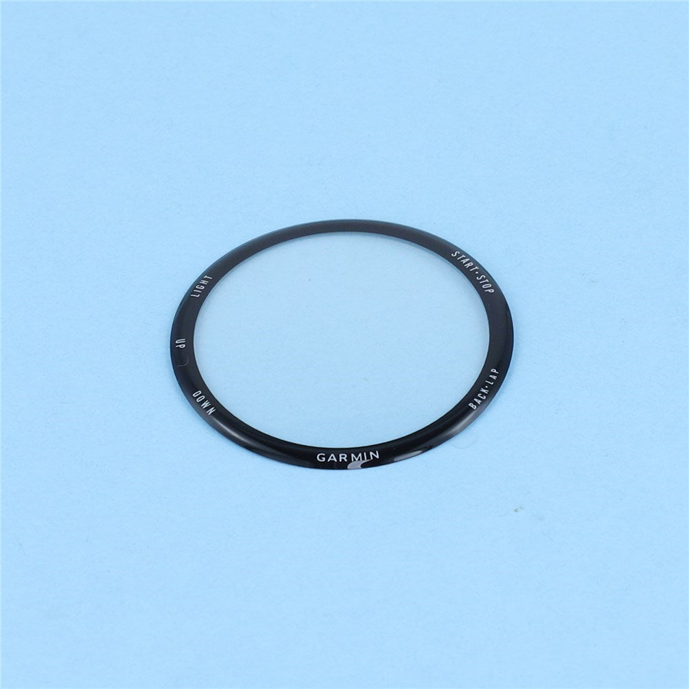 Garmin Forerunner 570 (42mm) Skærmbeskyttelse - 2 stk. - Gennemsigtig / Sort Kant