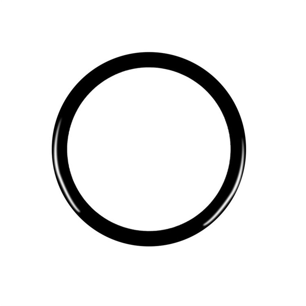 Samsung Galaxy Watch 8 (44mm) Plastik Skærmbeskyttelse - Gennemsigtig / Sort Kant