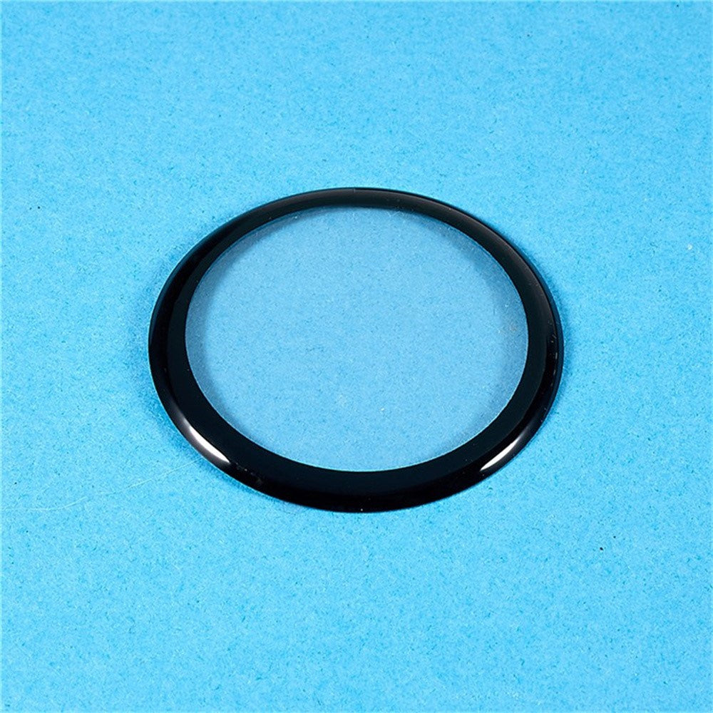 Samsung Galaxy Watch 8 (44mm) Plastik Skærmbeskyttelse - Gennemsigtig / Sort Kant