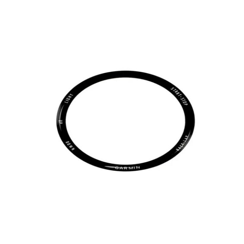 Garmin Forerunner 570 (47mm) Skærmbeskyttelse - Gennemsigtig / Sort Kant