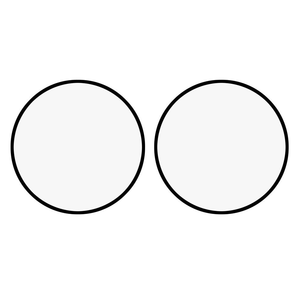 OnePlus Watch 3 (46mm) Skærmbeskyttelse - 2 stk. - Gennemsigtig / Sort Kant