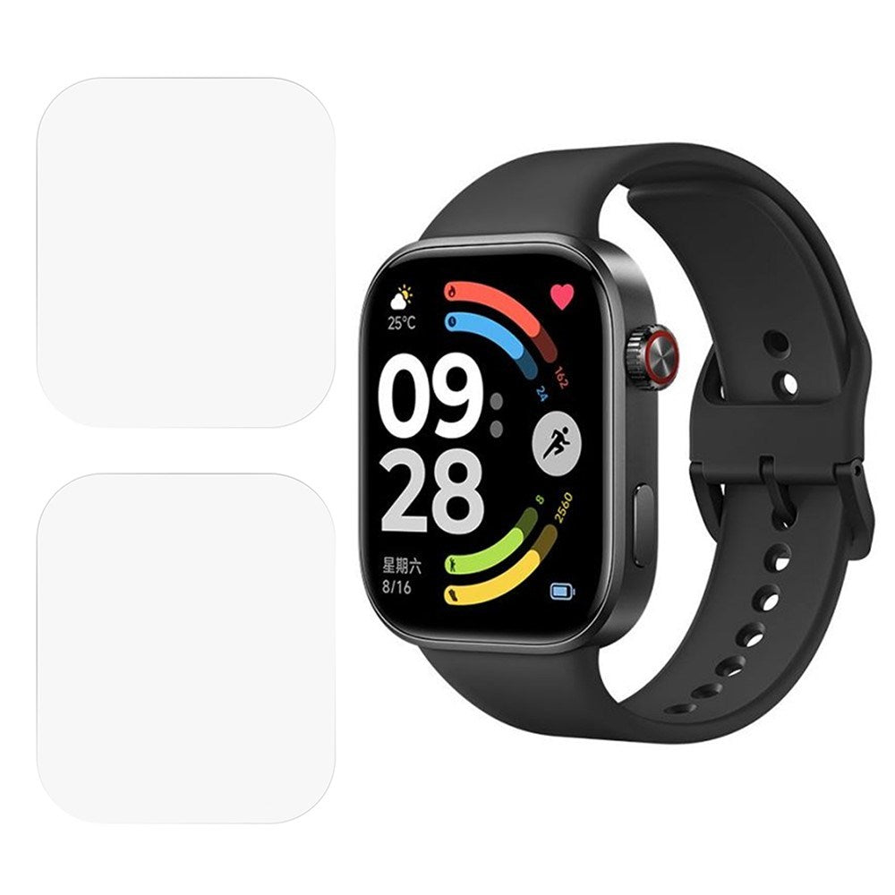 Xiaomi Redmi Watch 6 Skærmbeskyttelsesfilm - 2 stk. - Gennemsigtig