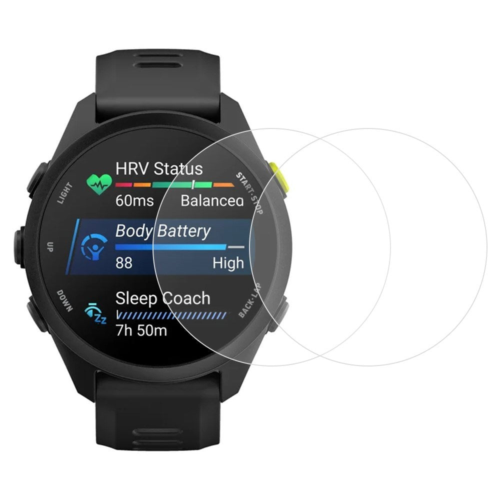 Garmin Forerunner 70 Beskyttelsesfilm - 2 stk - Gennemsigtig