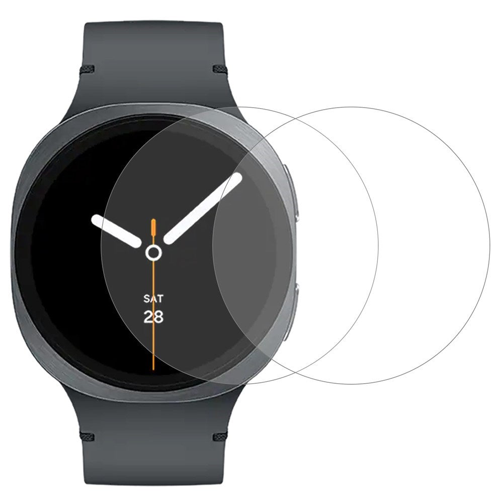 Samsung Galaxy Watch 9 (44mm) Hærdet Skærmbeskyttelsesglas - 2 stk - Gennemsigtig