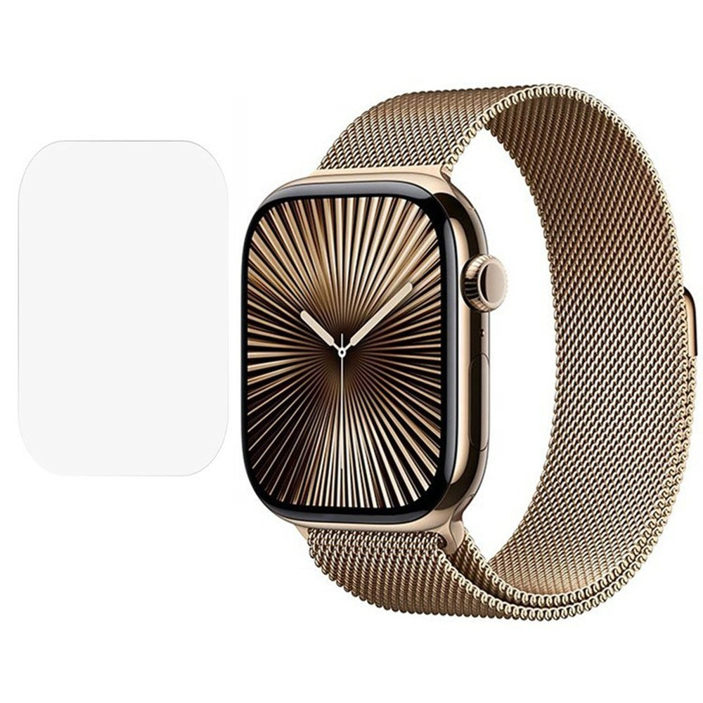 Apple Watch 12 (42mm) Full Fit Beskyttelsesfilm - Gennemsigtig
