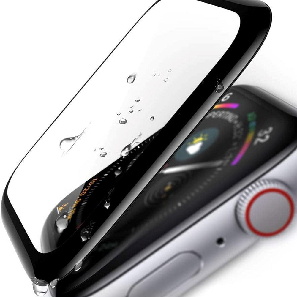 Apple Watch 8/7 (41mm) - Full-Fit - Skærmbeskyttelse - Sort