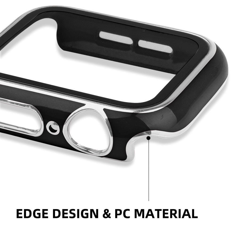 Apple Watch Ultra 3/2/1 (49mm) Hård Plast Cover m. Indbygget Skærmbeskyttelse - Sort / Sølv