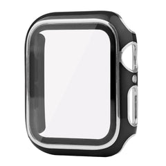 Apple Watch Ultra 3/2/1 (49mm) Hård Plast Cover m. Indbygget Skærmbeskyttelse - Sort / Sølv