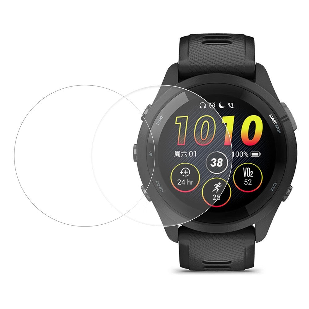 Garmin Forerunner 265 Beskyttelsesfilm - 2 stk. - Gennemsigtig