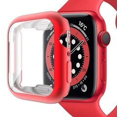 Apple Watch Ultra 3 / 2 / 1 (49mm) Fleksibelt Plast Cover m. Skærmbeskyttelse - Rød