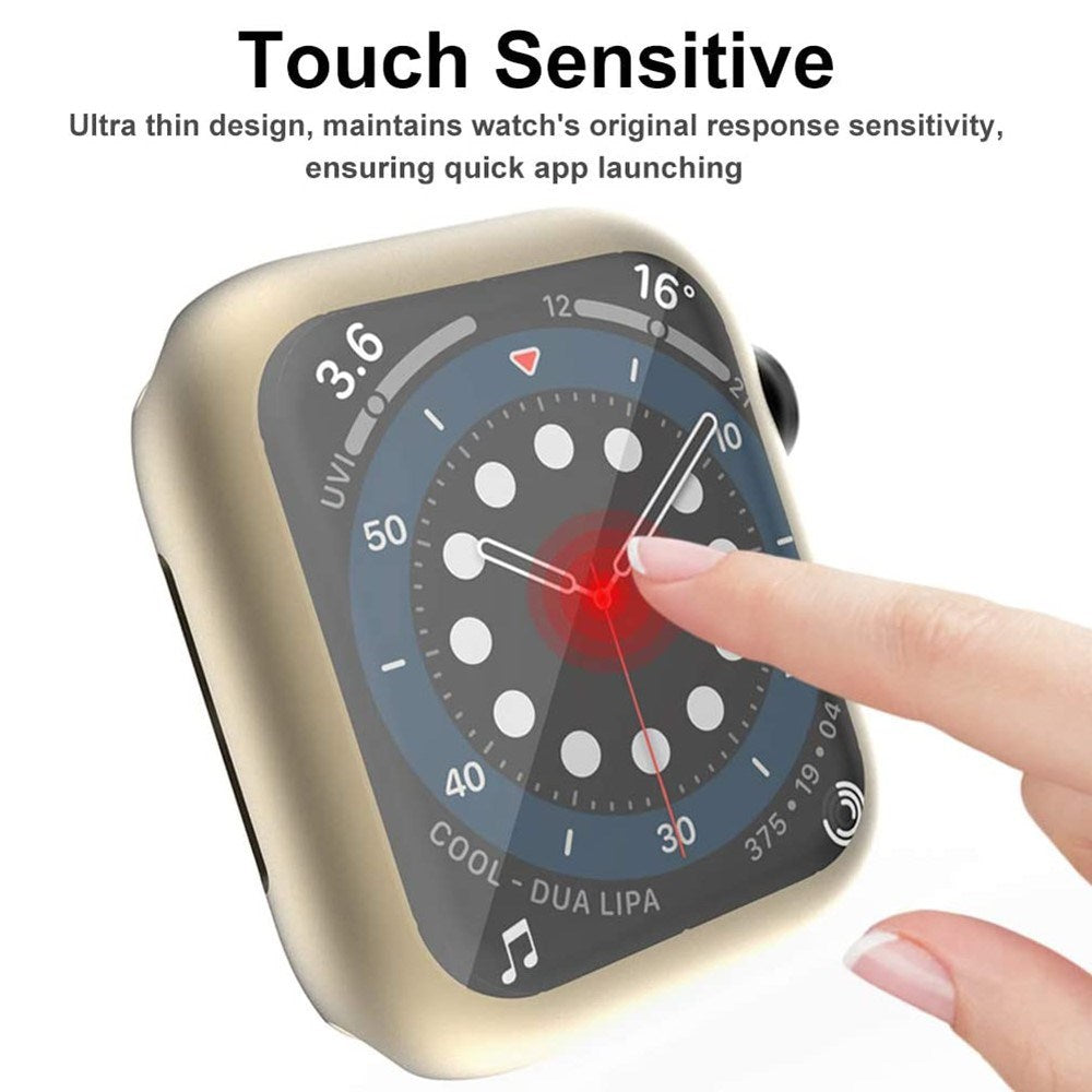 Apple Watch Ultra 3 / 2 / 1 (49mm) Fleksibelt Plast Cover m. Skærmbeskyttelse - Guld