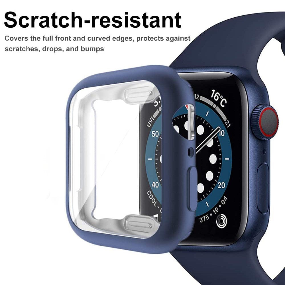 Apple Watch Ultra 3 / 2 / 1 (49mm) Fleksibelt Plast Cover m. Skærmbeskyttelse - Blå