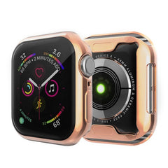 Apple Watch Ultra 3 / 2 / 1 (49mm) Fleksibelt Plast Cover m. Skærmbeskyttelse - Rose Gold