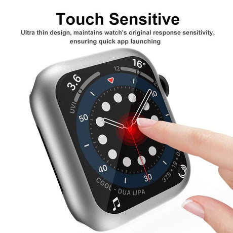 Apple Watch Ultra 3 / 2 / 1 (49mm) Fleksibelt Plast Cover m. Skærmbeskyttelse - Sølv