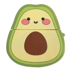 AirPods (1 & 2. gen.) Cartoon Silikone Cover - Avocado