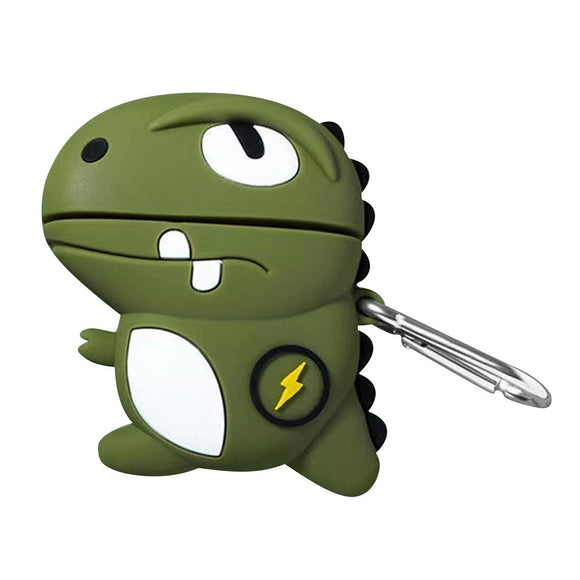 AirPods (1 & 2. gen.) Cartoon Silikone Cover - Dinosaur
