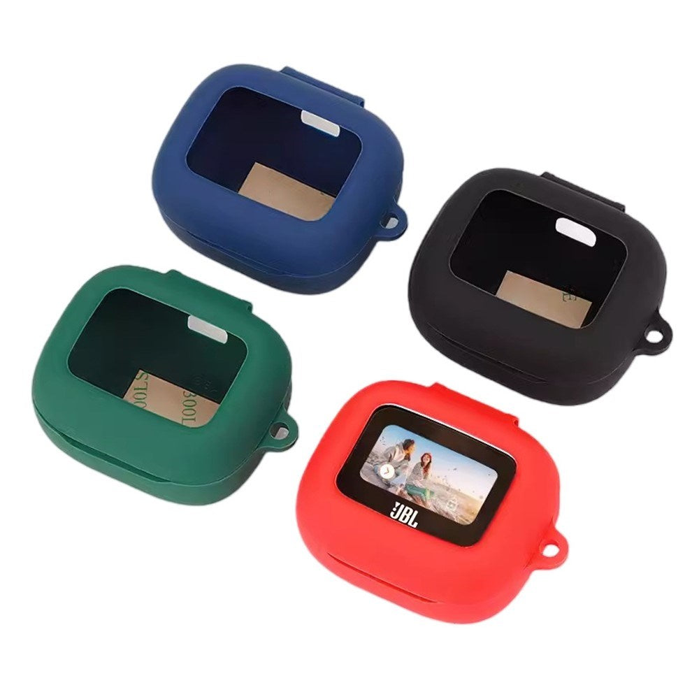 JBL Live Buds 3 Silikonecover m. Klip & Udskæring til Display - Sort