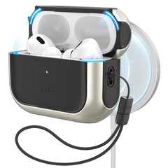 ESR AirPods Pro (1 & 2. gen.) Orbit Hybrid Magnetic Cover - MagSafe Kompatibel - Titanium