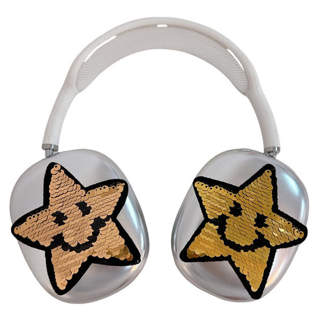 AirPods Max / Max 2 Plastik Cover m. Stjerne - Guld