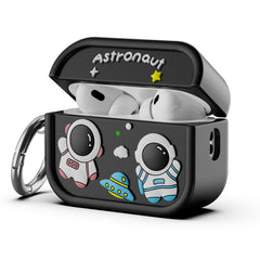 Apple AirPods Pro (2. Gen.) Silikone Cover m. Astronaut Design - Sort